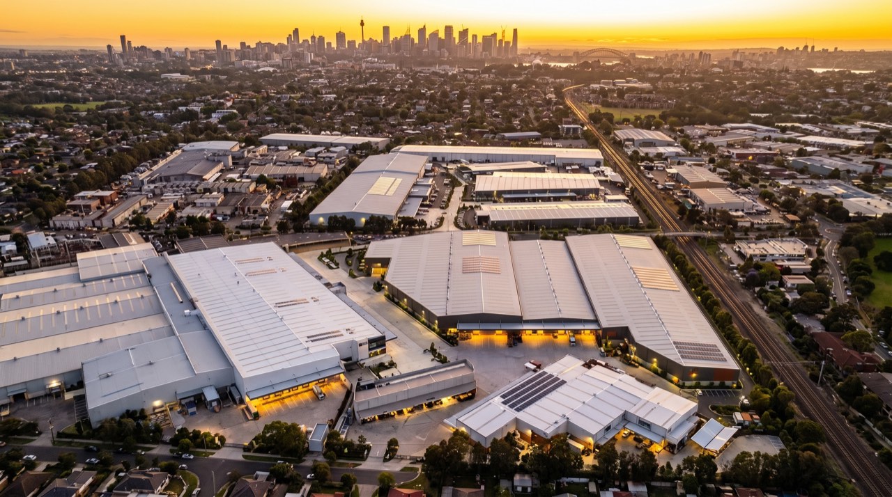 Golden hour aerial